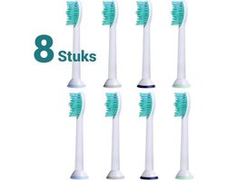 Philips Sonicare Opzetborstels passend op Philips Sonicare 8 stuks | Scheermesjesfabriek.nl