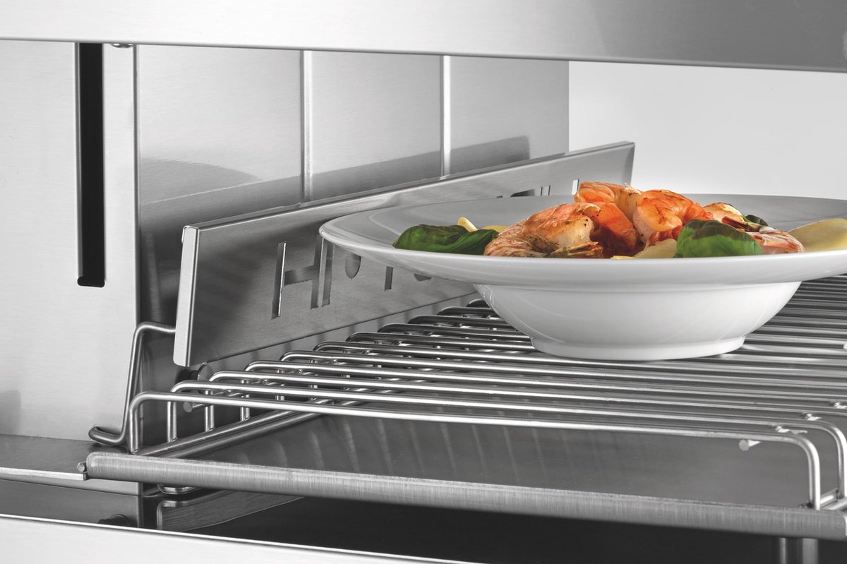 Bartscher Salamander Hi-Light Lift Premium - RVS - Infrarood Warmtestraler - 400V - 585x600x515mm
