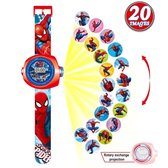 Digitale projectie horloge Spiderman