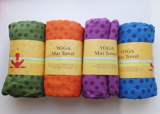 ontwikkelen wagon Poort Yogahanddoek, Yoga towel, Anti-Slip, 183 x 61 cm, Ideaal voor hot yoga, ...  | bol.com