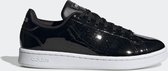 adidas Advantage Dames Sneakers - Core Black/Ftwr White/Matte Silver - Maat 39.5