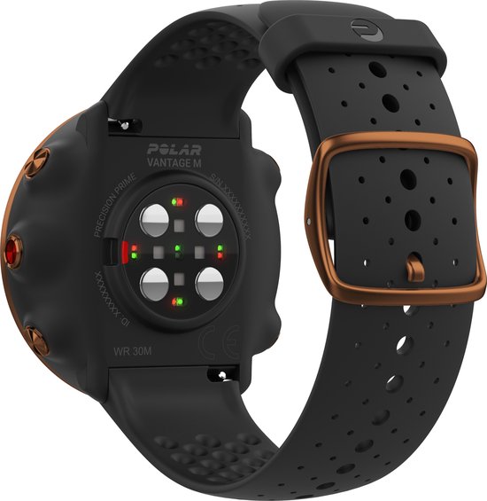 Vantage M - Multisport horloge - Zwart/koper - 46 mm - M/L bandje
