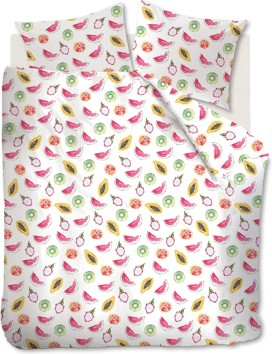 Ambiante Tutti Frutti dekbedovertrek - Lits-Jumeaux XL - 260x200/220 - Multi