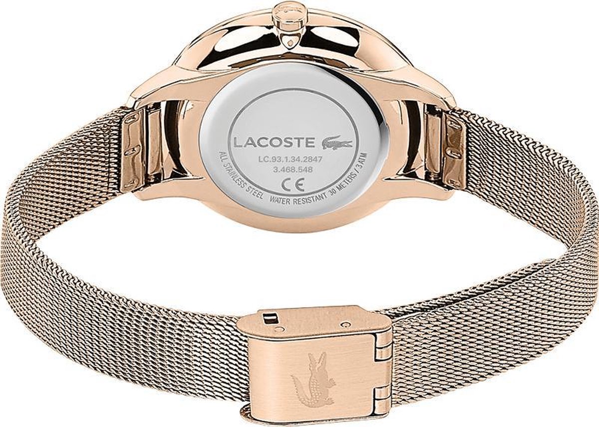 Lacoste LC2001103 CANNES Polshorloge Staal Rosékleurig Ø