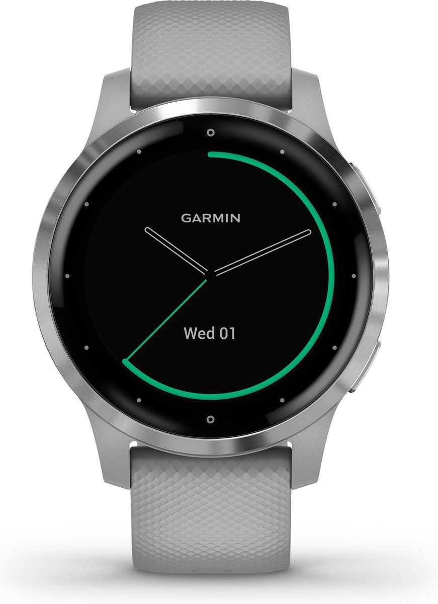 Garmin Vivoactive 4S Smartwatch - Sporthorloge met GPS Tracker - Met Garmin Pay - 7 dagen batterij - Powder Gray - Garmin