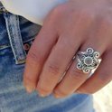 My Unique Style Sundance moonstone ring - zilveren ring met maansteen edelsteen - maat 16.00 mm / maat 50 My Unique Style Sundance moonstone ring - zilveren ring met maansteen edelsteen - maat 16.00 mm / maat 50