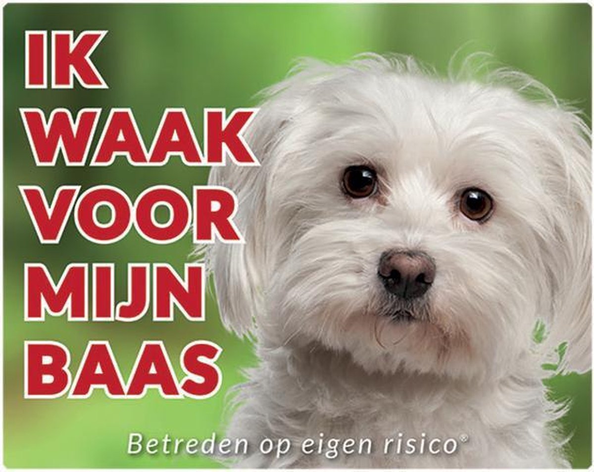Malteser Waakbord - Ik waak voor mijn baas | bol.com