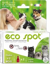 Laboratoire Agecom Essentiel Eco Spot Kitten anti-Vlo en Teek Pipetten