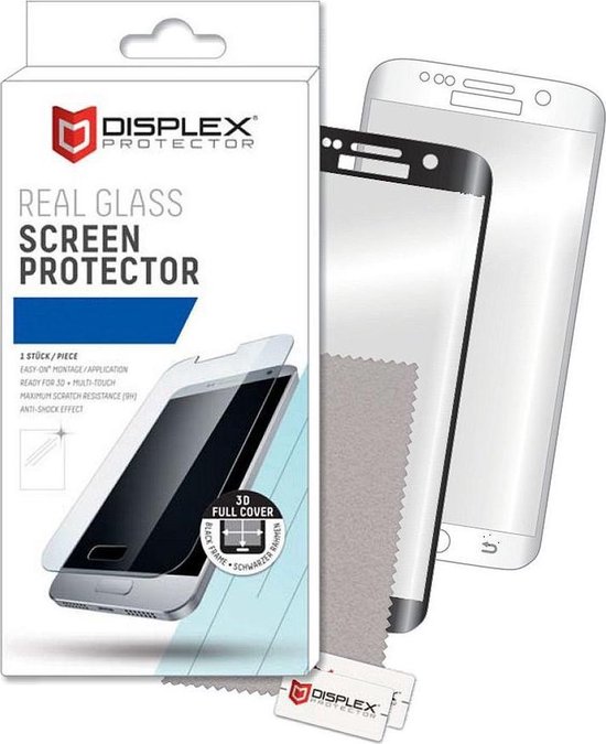 Displex 3D Real Glass Samsung Galaxy S20 Plus Screen Protector Zwart