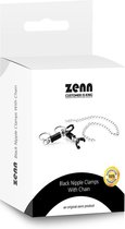 ZENN zwarte tepelklemmen met ketting