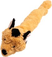 Jouet chien en peluche renard 40x10x8,5cm