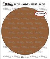 Crealies MDF cirkel CLMDF01 20 x 20cm