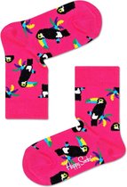 Happy Socks Sokken Toucan Socks Roze Maat:0-12 mnd