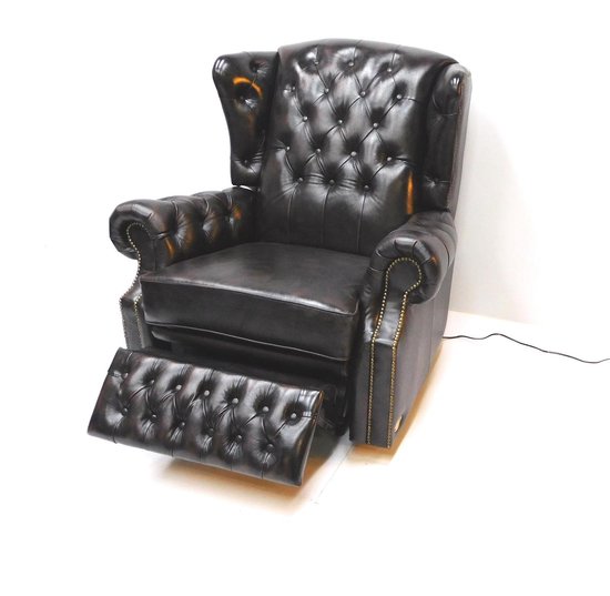 Tidyard Stoel met hoge rugleuning, zwart, 63 x 85 x 119,5 cm (l x b x h