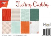 Joy!Crafts Papierset - A4 - 3x4 tweezijdige designs - Feeling Crabby