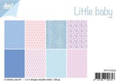 Joy!Crafts papierset A4 3x4 vel dubbelzijdig little baby