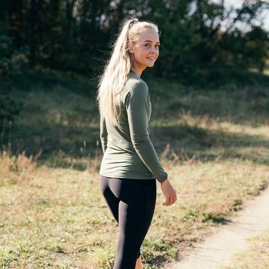 Fusion | C3 Merino Long Sleeve | Dames | Green | Size :M | bol.com