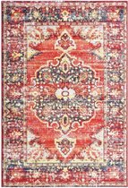 Vloerkleed 80x150 cm PP rood