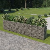 Gabion plantenbak 450x50x100 cm gegalvaniseerd staal