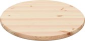 Tafelblad rond 25 mm 60 cm natuurlijk grenenhout