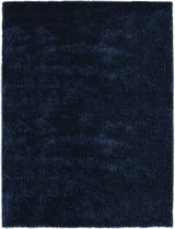 Vloerkleed shaggy hoogpolig 140x200 cm blauw