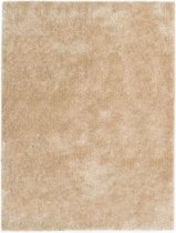Vloerkleed shaggy hoogpolig 160x230 cm beige