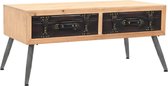 Salontafel 115x55x50 cm massief vurenhout