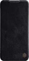 Nillkin Qin PU Leather Book Case voor Xiaomi Mi 9 Lite - Zwart
