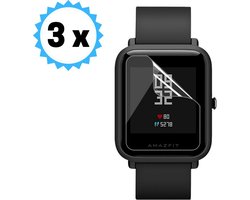 KELERINO. Screenprotector geschikt voor Xiaomi Huami Amazfit Bip - TPU - 3 stuks