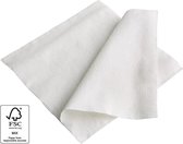 Witte 2- laags servetten, 33x33 cm, per 2.000 stuks verpakt
