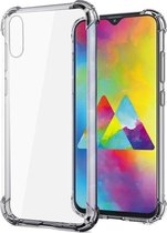 Anti shock hoesje geschikt voor Samsung Galaxy A70  - Anti Shock hoesje – Transparant TPU Silicone - Schokbestendig