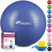 Ballon de fitness avec pompe - diamètre 75 cm - IndigoBlue