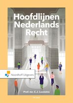 Boek cover Hoofdlijnen Nederlands recht van Prof.Mr.C.J. Loonstra (Paperback)