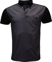 AP get Updated heren Polo met overall print zwart maat M