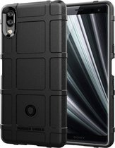 Hoesje voor Sony Xperia L3 - Beschermende hoes - Back Cover - TPU Case - Zwart