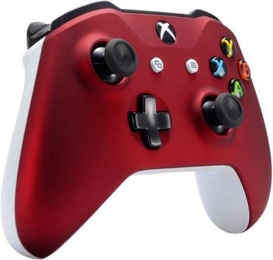 Xbox One S,,Wireless Controller Soft Grip Rood Custom Clever Gaming