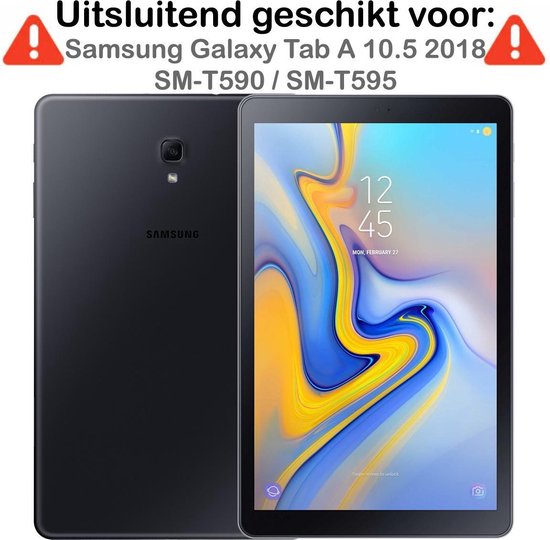 Screenprotector Geschikt voor Samsung Galaxy Tab A 10.5 2018 Screenprotector Tempered Glass Screen Protector Gehard Glas - Screenprotector Geschikt voor Samsung Tab A 10.5 (2018) Screenprotector Glas - BTH