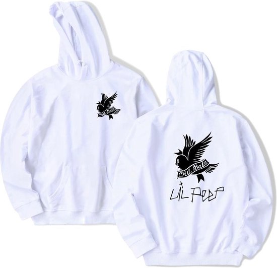| Lil Peep Cry Baby Hoodie Wit Maat S Lil Peep Cry Baby Hoodie Wit | Maasland Solutions