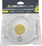 Delta plus FFP2 masker met ventiel 2 stuks