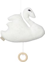 Camcam muziekdoosje zwaan Off-White