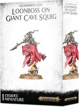 Warhammer Age of Sigmar Gloomspite Gitz Loonboss on Giant Cave Squig