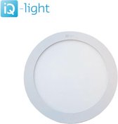 IQ-light - LED Downlight – LED Spot – LED panelen – rond – inbouw – 18W – 3000K – ø225mm – Warm wit