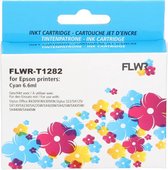 FLWR - Inktcartridge / T1282 / Cyaan - Geschikt voor Epson