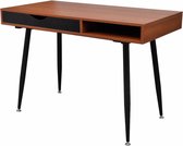 Design Bureau - zwarte poten - bruin - 110 x 55 x 76