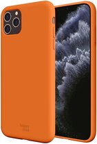 HappyCase iPhone 11 Pro Max Siliconen Back Cover Hoesje Papaya