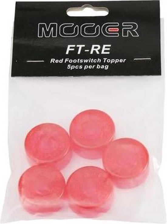 Mooer Footswitch Topper Red