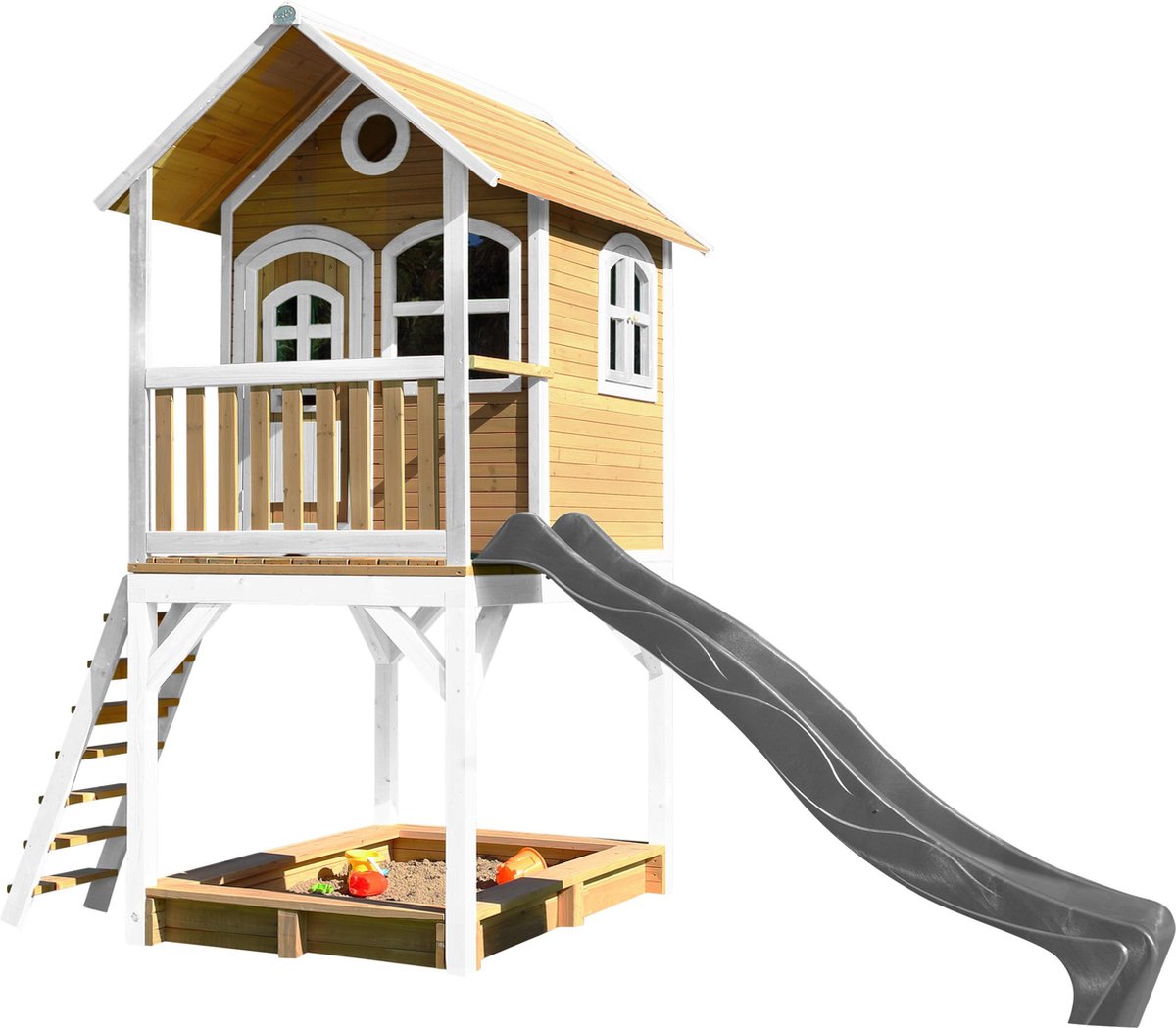 Axi Sarah Playhouse Brown/white - Grey slide