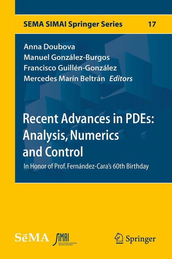 Mathematics and Statistics (R0) - Recent Advances in PDEs: A ... - cover
