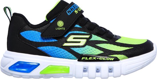Skechers Sneakers - Maat 32 - Jongens - zwart/groen/blauw | bol.com