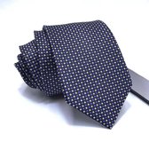 Zijden stropdassen - stropdas heren - ThannaPhum Zwart vogelmotief zijden stropdas